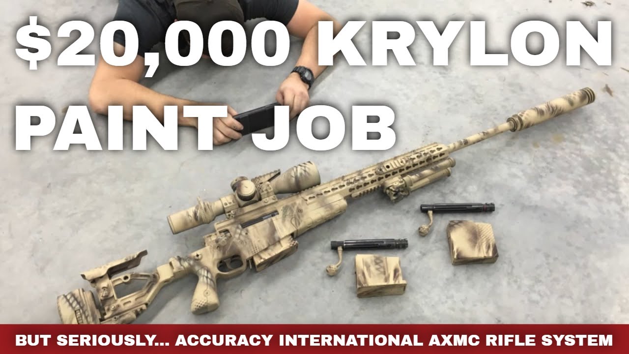 20,000 KRYLON PAINT JOB How to Paint a Rifle Accuracy