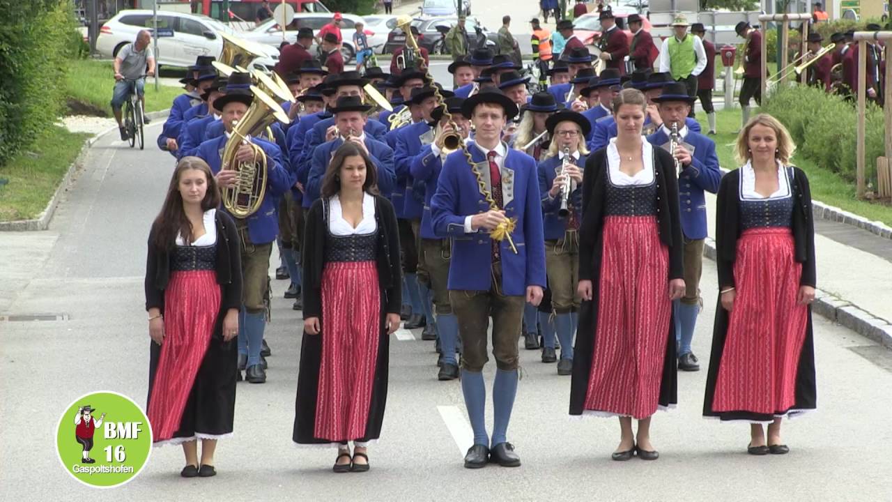 Musikverein Waizenkirchen - Bezirksmusikfest Gaspoltshofen 2016 | Marschmusik | Blasmusik | Kapellen