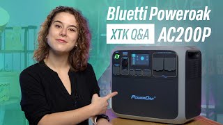 ¡UNA BATERÍA PORTÁTIL que se puede cargar con ENERGÍA SOLAR! | Q&A BLUETTI PowerOak AC200P