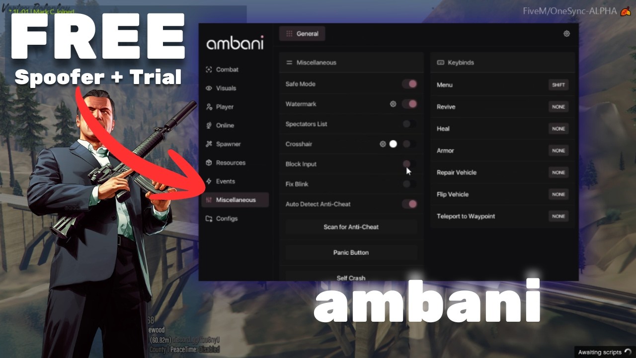 This is the BEST FIVEM CHEAT with *FREE TRIAL*... (Ambani Guide)! - YouTube