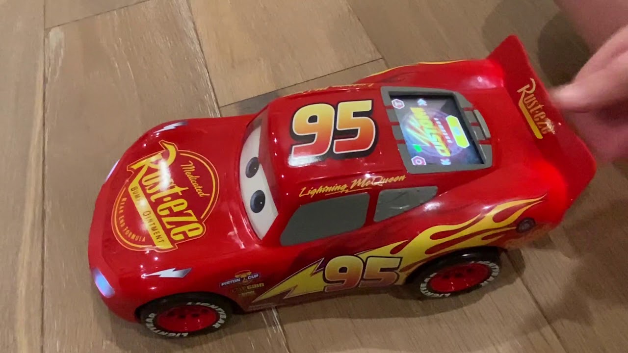Disney Pixar Cars 3 Tech Touch Lightning McQueen Review YouTube