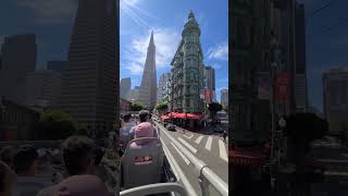 Big Bus #tour  #northbeach #sanfrancisco #california #usa #TransAmerica #pyramid #zoetrope 7-2-23