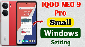 iqoo neo 9 pro small window settings !! how to enable small window in iqoo neo 9 pro !! iqoo neo 9