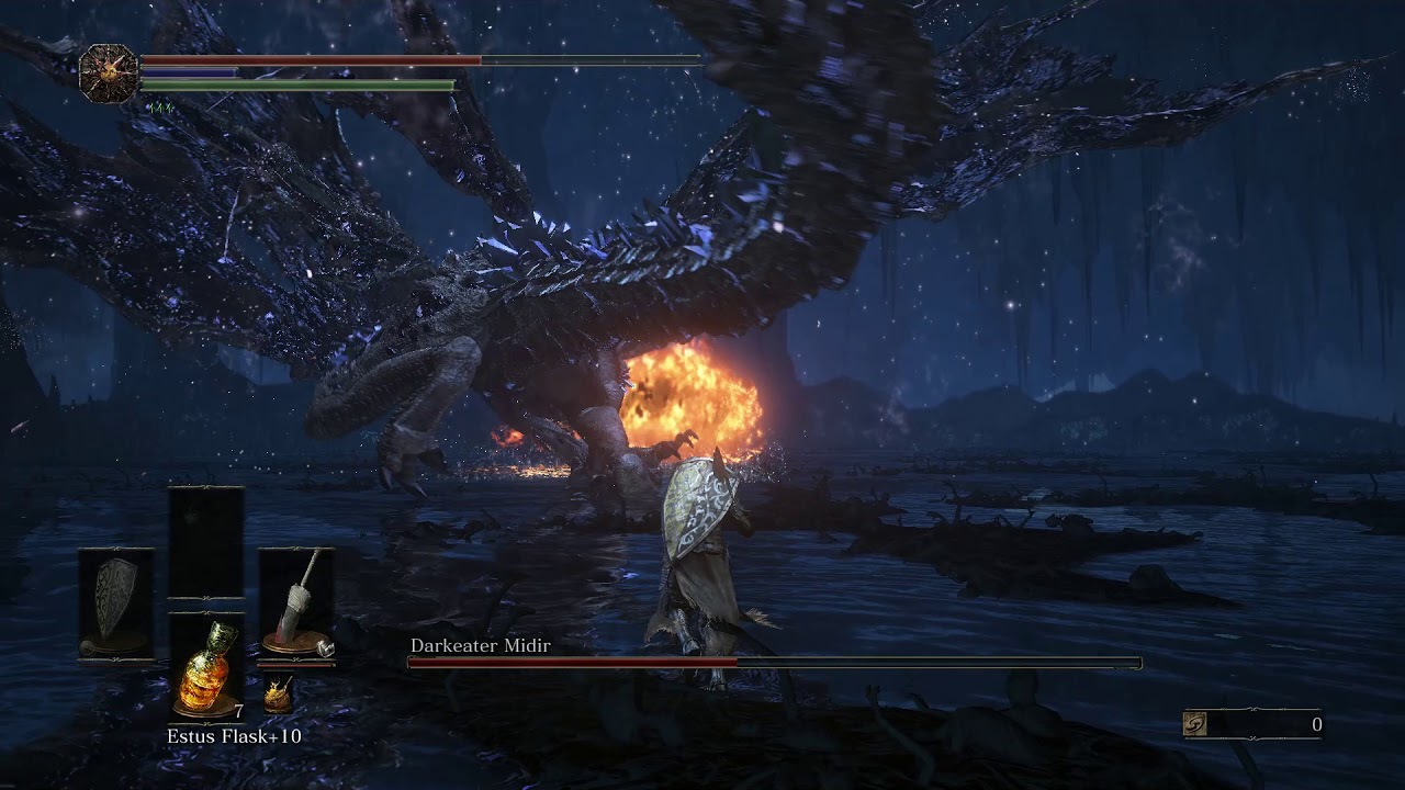 Dark Souls III Dark eater Midir fight - YouTube
