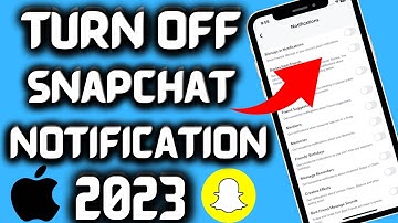 How to turn off snapchat notifications on iPhone (2023) | Turn off snapchat notifications on iPhone!
