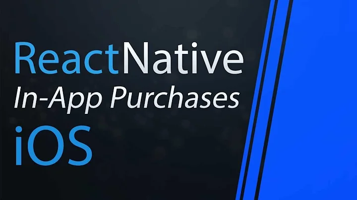 React Native In-App Purchases (iOS) - incl Backend and Sandbox testers from scratch