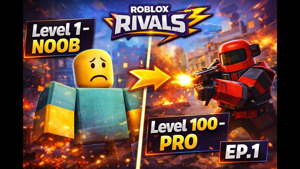 Lvl 100 Rivals Level 1 to 100 in Roblox Rivals – Starting From NOTHING (Ep.1) - YouTube