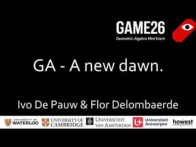 GAME26 Flor & Ivo. A new dawn.