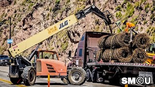 𝗘𝗥𝗢𝗦𝗜𝗢𝗡 𝗕𝗔𝗧𝗧𝗟𝗘: Crews Deploy Steel Mesh to Shield Malibu Slopes Above PCH