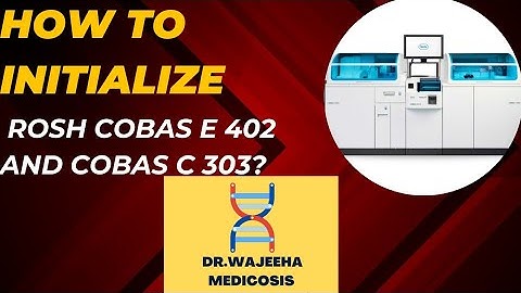 How to Initialize Rosh cobas e 402 and cobas c 303? #ytstudio #biochemistry#machine #labtechnologist