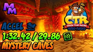 CTR Nitro-Fueled - Mystery Caves Super Turbo Pad - 1:32.42 / 29.86 - Accel screenshot 5