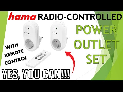Remote Control your power sockets!!! | Hama Radio Controlled Power Outlet Set with Remote Unboxing