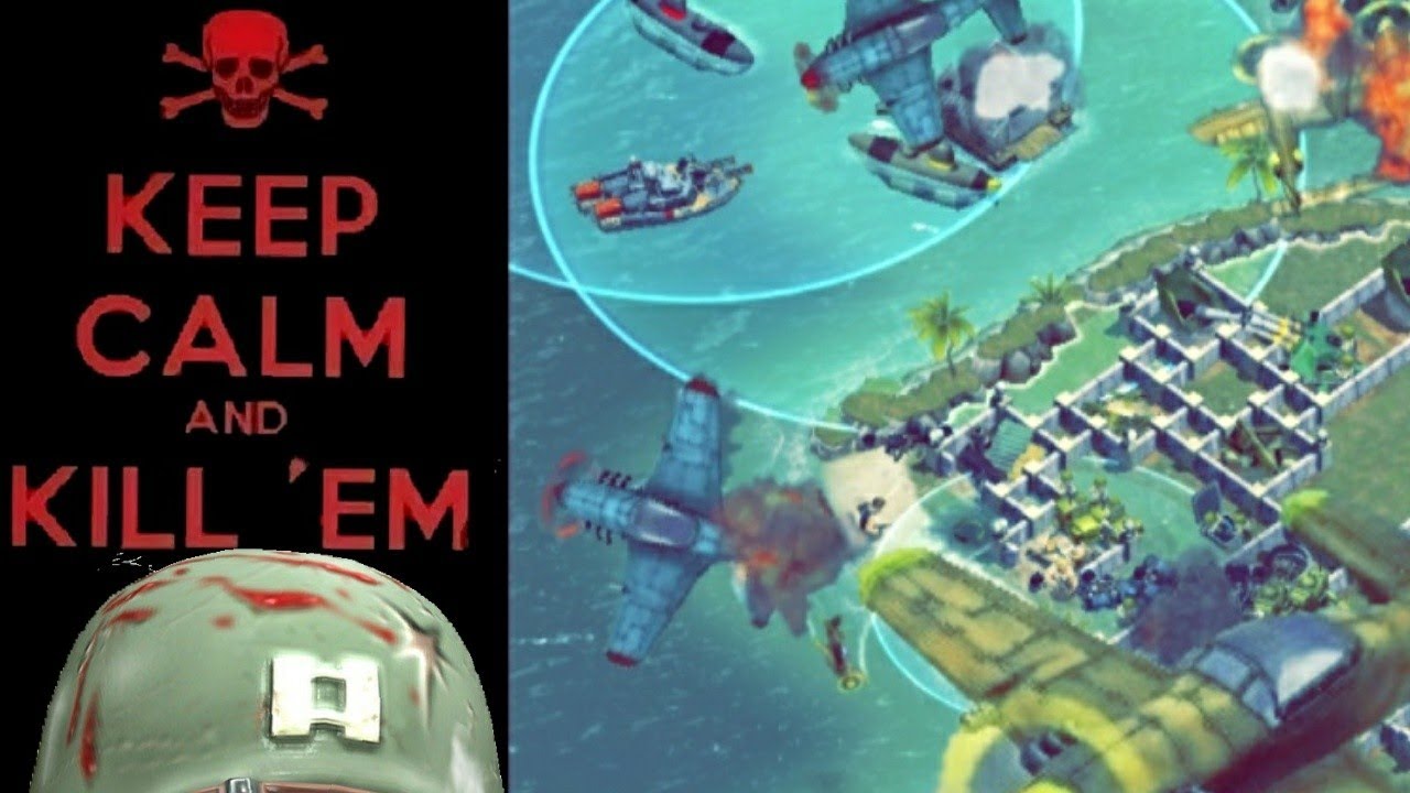 Battle Islands Online Game Play REDTROPPER (blue) vs UNSKINABLE1 (green)