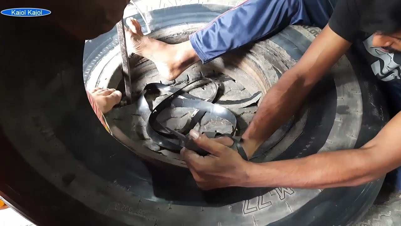 Most Incredible Truck Tire Cutting tool Video YouTube