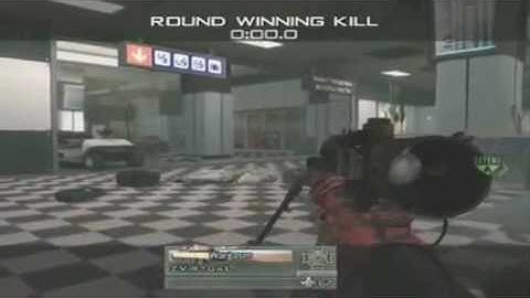 MW2 360 game winning kill quick scope!