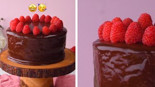 This hidden profiterole cake is out of this world!