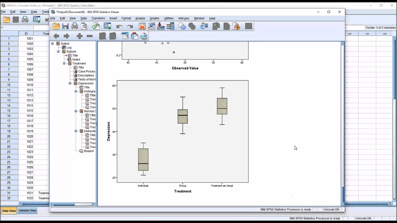ANOVA Vs Kruskal Wallis Test In SPSS With Assumption Testing YouTube ANOVA Vs Kruskal Wallis Test In SPSS With Assumption Testing YouTube