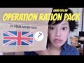 British Army Operation Ration Pack ORP - tasting a rat pack MRE