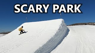 Scary Park Day Snowboarding In Australia