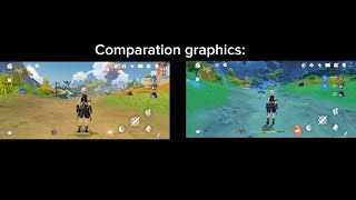 Genshin impact Vs Genshin impact Cloud version | Comparison graphics and more... screenshot 3