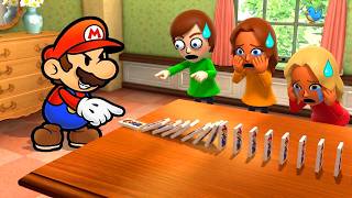 Paper Mario Vs Sara Vs Susie Vs Araceli | Wii Party U Minigame Battle