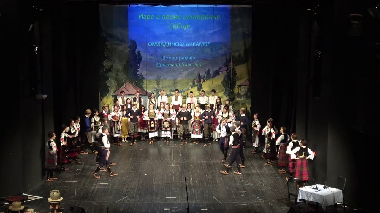 Igre iz centralne Srbije - Etno udruzenje Zavicaj sa horom Uzicke gimnazije