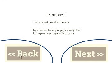 Instructions Sections with Back and Forward Buttons in PsychoPy