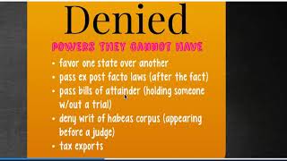 Unit 4: Powers of Congress