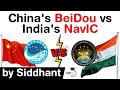 BeiDou Navigation Satellite System by China - Difference in BeiDou and NavIC explained #UPSC #IAS