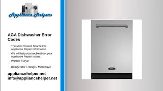 AGA Dishwasher Error Codes