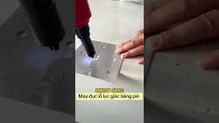 Máy đục lỗ lục giác bằng pin SZENT-EK80 #kseet #rivet #cnc