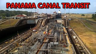Oil Tanker Transiting The Panama Canal