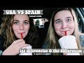 SPAIN VS U.S.A /las diferencias entre españa y EEUU / american & spanish exchange student