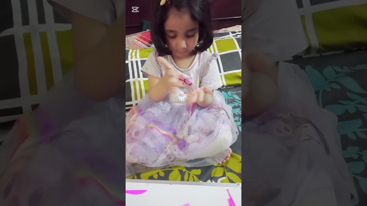 Easy play dough flowers 💐 making activity  with Haram