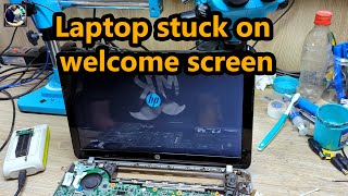 laptop hang problem solution | laptop stuck on welcome screen | hp pavilion 14 hang problem fixed!
