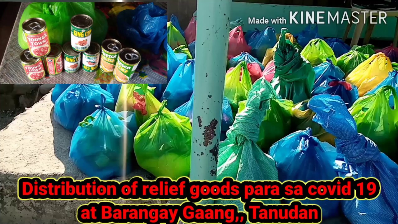 Distribution of relief Goods YouTube