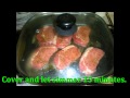 Easy pork chops two different ways mushroom bake  skillet fried   from a bachelors kitchen