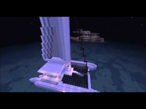 Catamaran dans minecraft