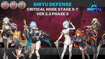 Brute Forcing with OBOL Squad!! M0W1 Lucia & M0W1 Seed Team!! | Shiyu Defense: 5-6-7th Ver 2.3.3