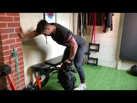Bent Over Row with backpack
