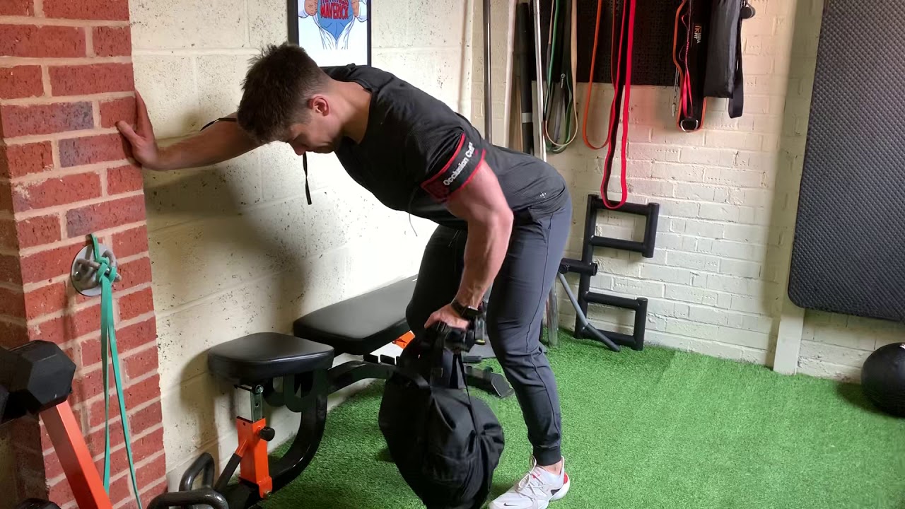 Bent Over Row With Backpack Youtube
