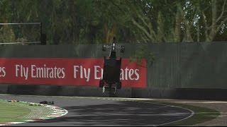 rFactor 2 Formula Renault 3.5 Huge Flip at Monza