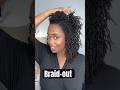 Braid-out with straight ends #kendrakenshay #microlocs #locs