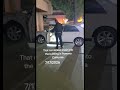 That car almost crash into the building in Pomona California.