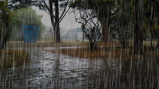Relaxing thunderstorm and rain sounds to make you go to sleep no ads real rain sounds ASMR