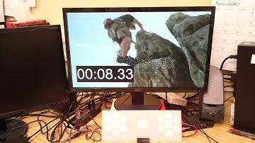 LCD PC Timer System - Climbing Wall Demo - RMA Technologies Inc.
