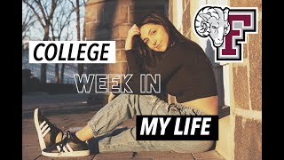 A WEEK IN THE LIFE OF A COLLEGE STUDENT VLOG | Fordham University
