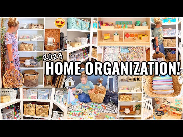 HOME ORGANIZATION IDEAS!! CLEAN & ORGANIZE WITH ME  DECLUTTERING AND  ORGANIZING MOTIVATION 2023 