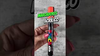 Tips para usar tus marcadores de acrílico 👩🏻‍🎨.   #illustration #posca #acrylicmarkers #dibujo