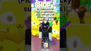 HUGE PET GIVEAWAY!  #roblox #petsim99 #giveaway #shorts #youtubeshorts